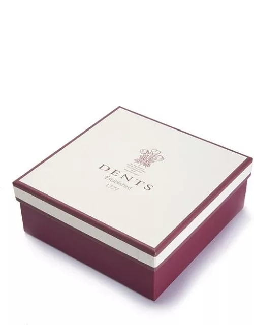 Dents Belt Gift Box In Cream/burgundy