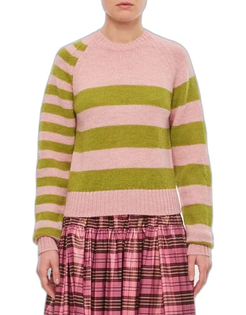 Molly Goddard Ines Wool Sweater Rose
