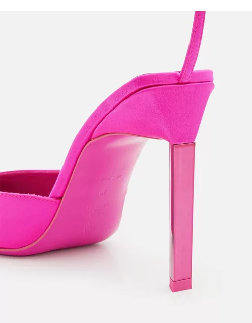 The Attico 105mm Perine Pumps With Ankle Strap Rose