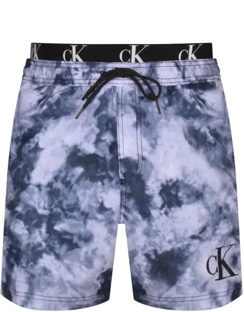 Calvin Klein Tie Dye Swim Shorts Black