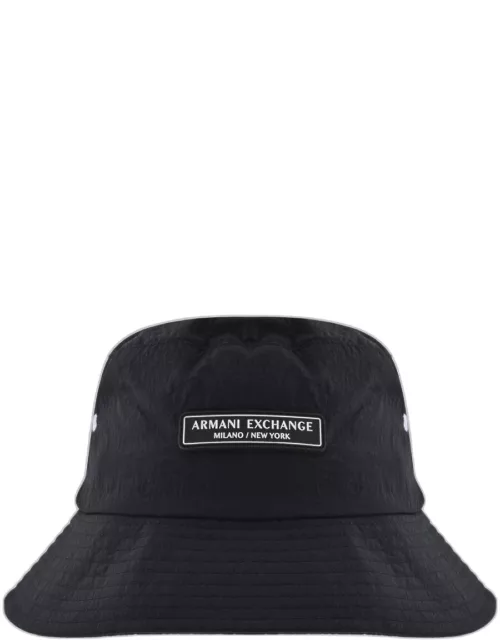 Armani Exchange Logo Bucket Hat Navy