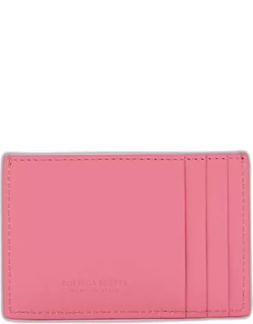 Bottega Veneta Leather Card-holder Rose TU
