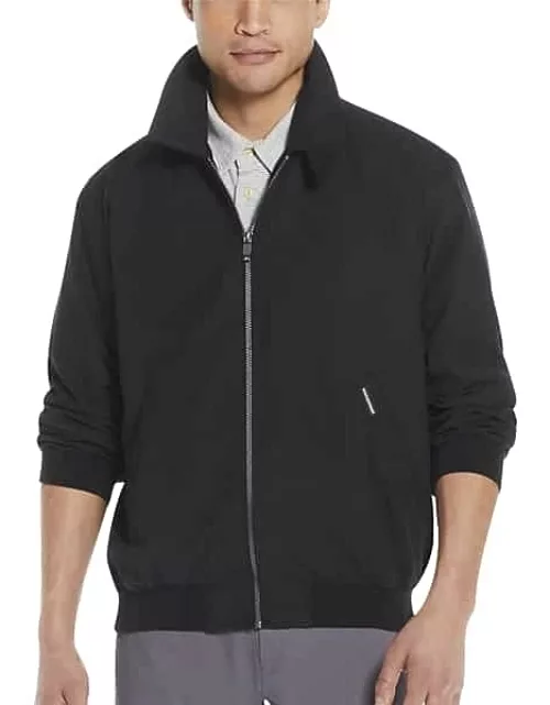Weatherproof Men's Modern Fit Golf Jacket Black Solid