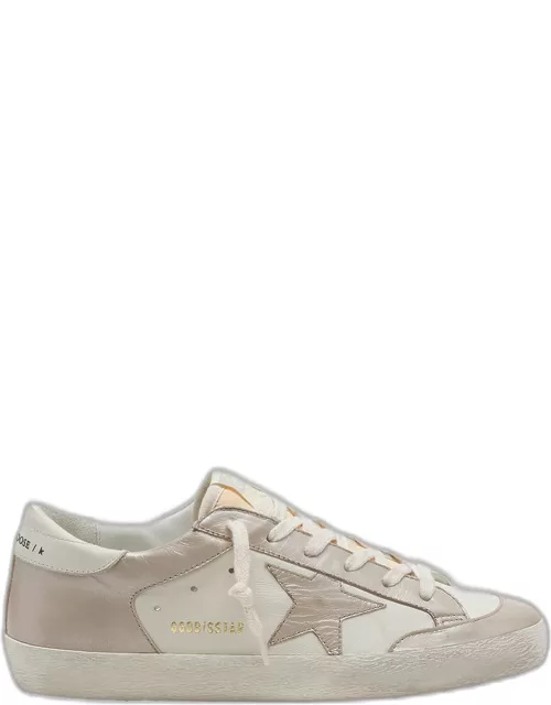 Superstar Nappa Leather Low-Top Sneaker