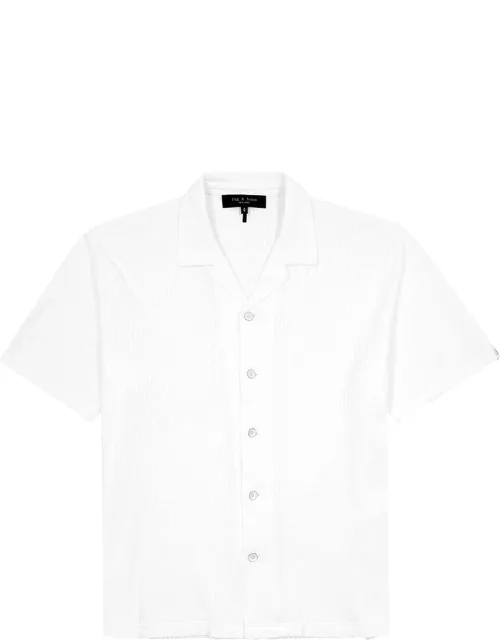 Rag & Bone Avery Seersucker Shirt - White