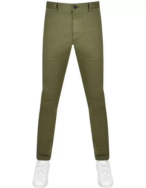 HUGO David222D Slim Fit Trousers Green