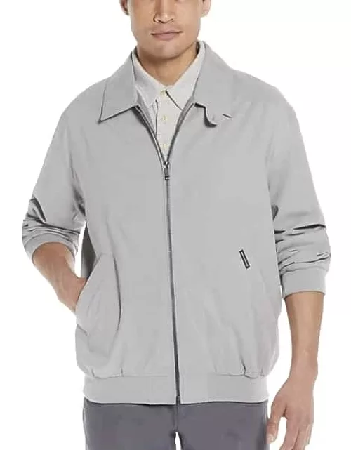 Weatherproof Men's Modern Fit Golf Jacket Light Gray Solid
