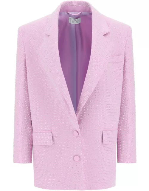 GIUSEPPE DI MORABITO stretch cotton jacket with crystal