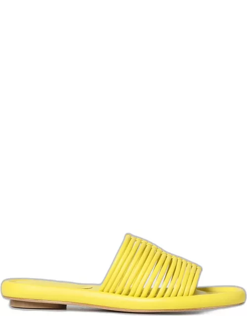 Flat Sandals PALOMA BARCELÒ Woman colour Yellow