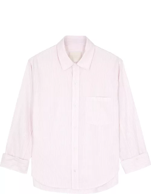 Citizens Of Humanity Kayla Striped Cotton Shirt - Light Pink