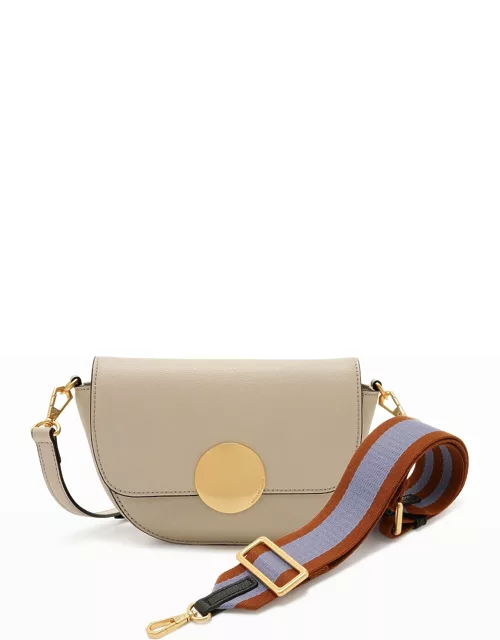 Lottie Saddle Leather Crossbody Bag