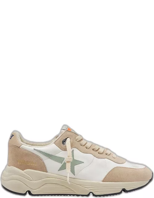 Star Mixed Leather Running Sneaker