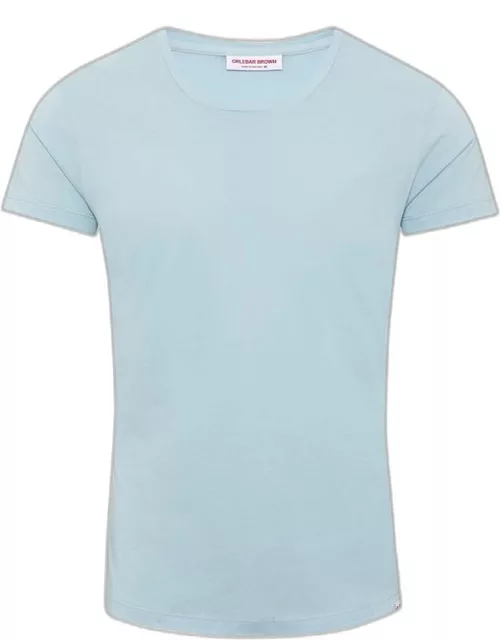 Ob-T - Island Sky Tailored Fit Crewneck Cotton T-shirt