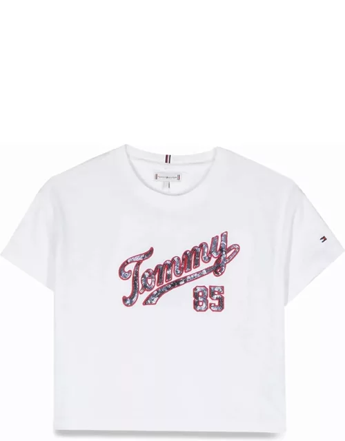 Tommy Hilfiger Sequins Logo T-shirt