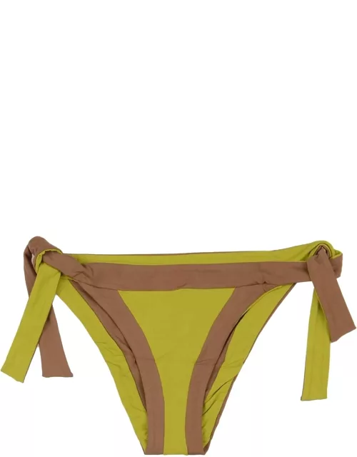Fisico - Cristina Ferrari Side Knot Paneled Bikini Bottom