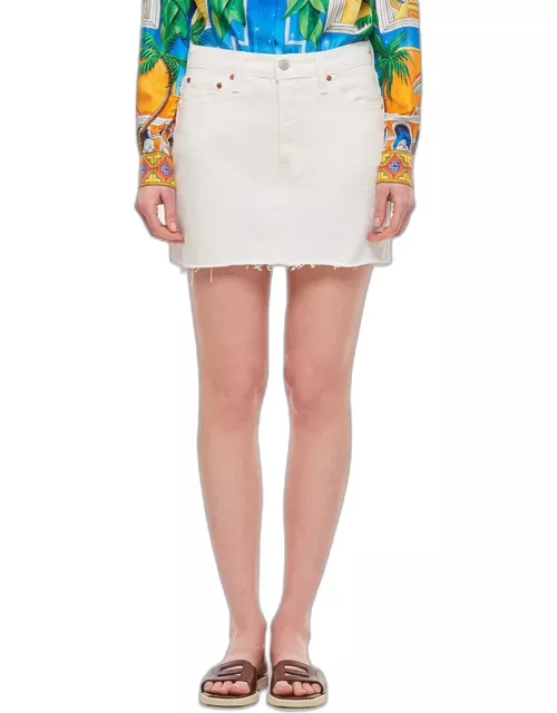 Levi Strauss & Co. Icon Mini Skirt White