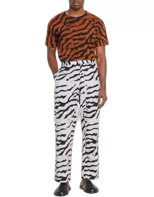 Men's Baldwin Batik Zebra Striped Pant