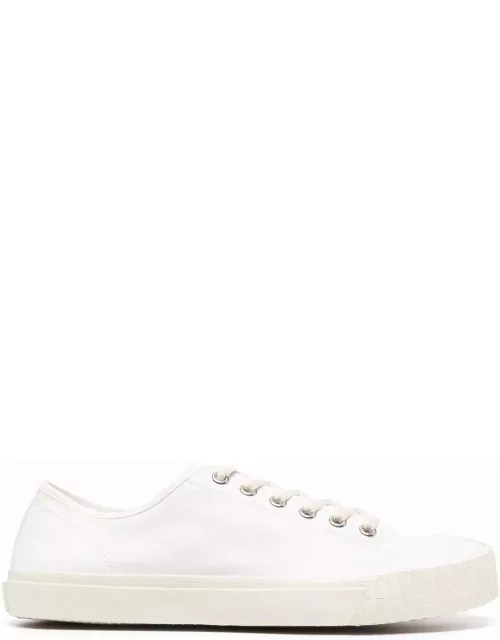 White trainers with Tabi toe