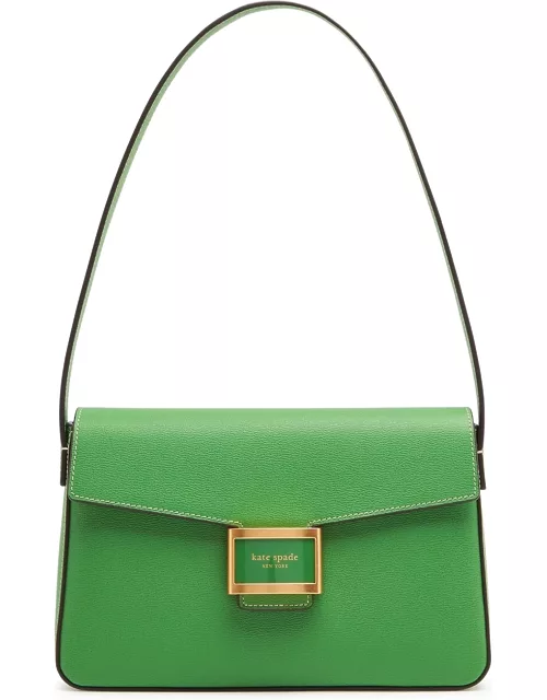 Kate Spade New York Katy Small Leather Shoulder Bag - Green