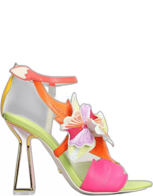 Kat Maconie Orela Sandals In Multicolor Leather