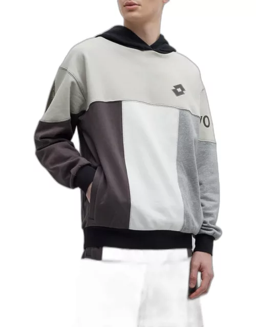 Men's Colorblock French Terry Hoodie