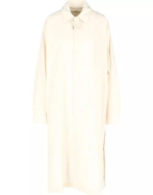 Lemaire "Playful Buttoned" Midi Shirt Dres
