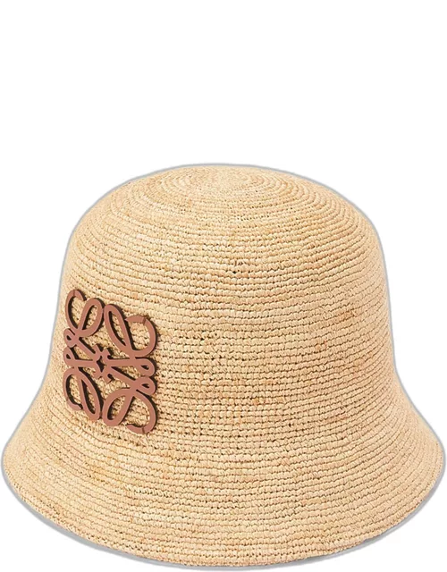 Anagram Raffia Bucket Hat