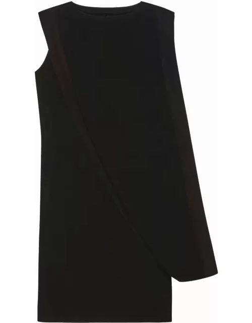 Givenchy Sleeveless Black Midi Dres
