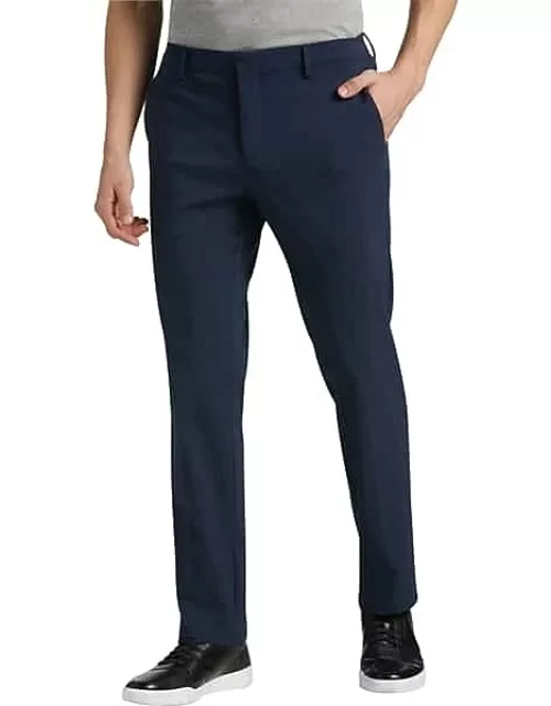 Awearness Kenneth Cole Men's Slim Fit Performance Tech Pants Navy Solid