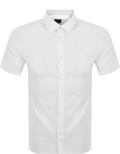 Armani Exchange Short Sleeved Shirt White
