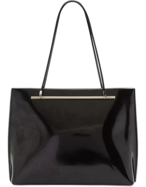 Suzanne Shopping Tote Bag in Patent Leather