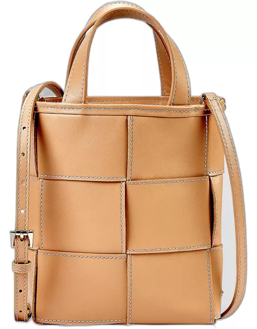 Chloe Mini Woven Shopper Top-Handle Bag