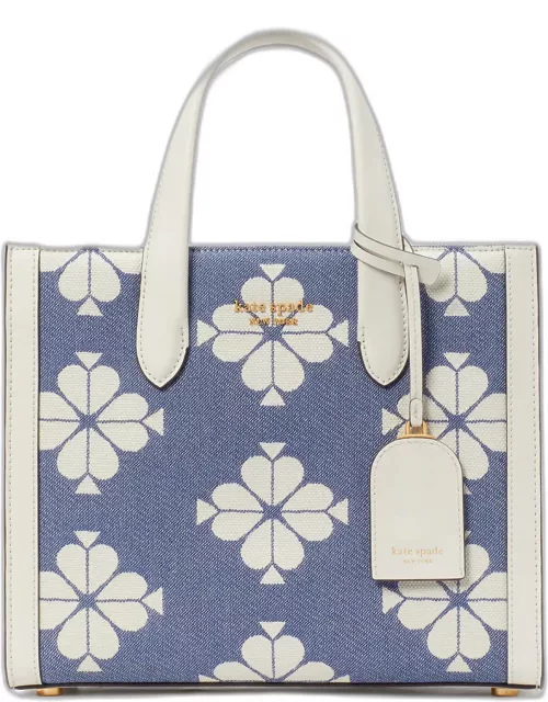 Spade Flower Two-tone Canvas Manhattan Small Tote