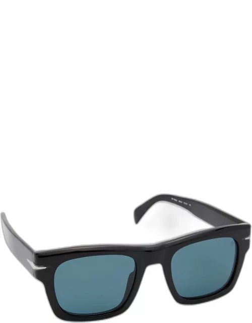 Men's Square Acetate Sunglasse
