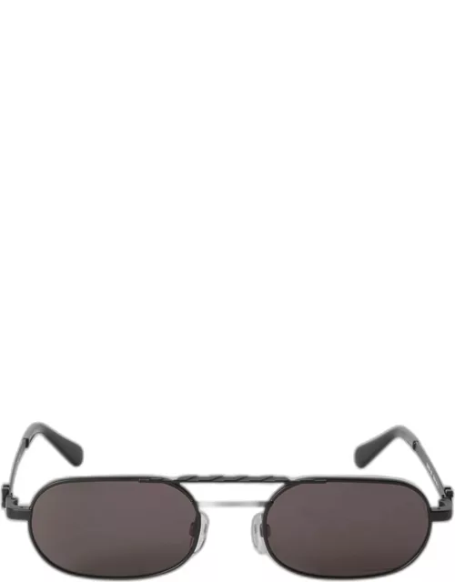 Men's Baltimore Double-Bridge Oval Sunglasse