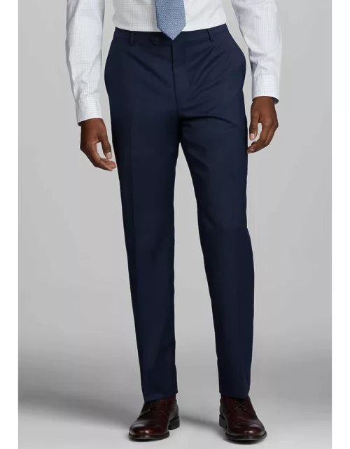 JoS. A. Bank Men's Traveler Collection Slim Fit Suit Separates Pants, Bright Blue