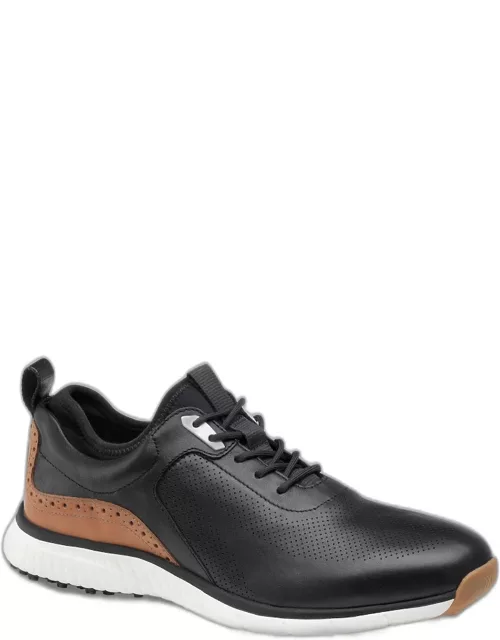 Johnston & Murphy Men's XC4 H1-Luxe Hybrid Golf Shoes, Black, 9.5 D Width