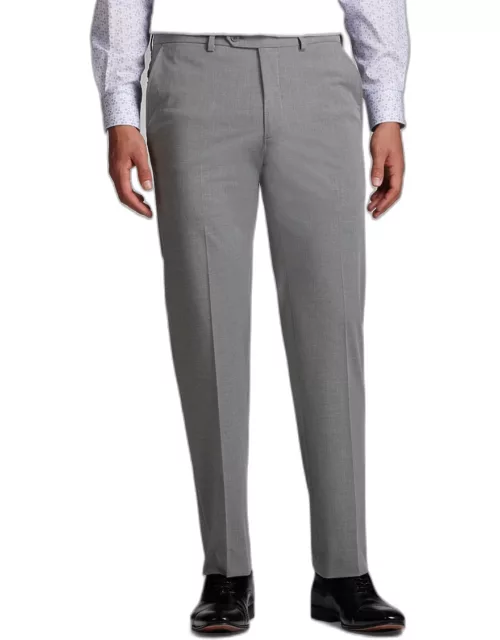 JoS. A. Bank Men's Slim Fit Suit Separates Pants, Light Grey