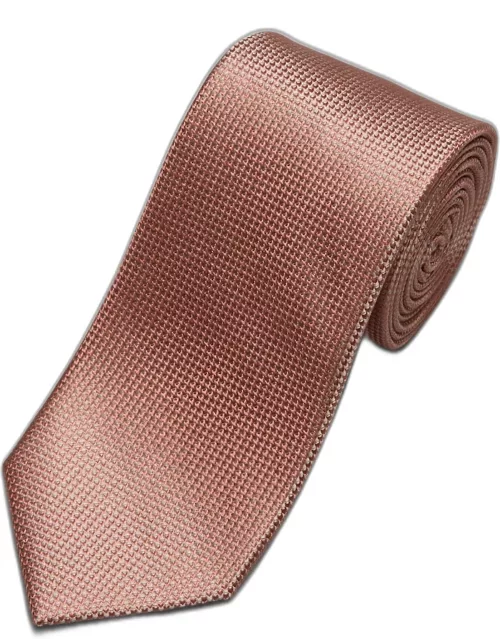 JoS. A. Bank Men's Traveler Collection Solid Tie - Long, Terracotta, LONG