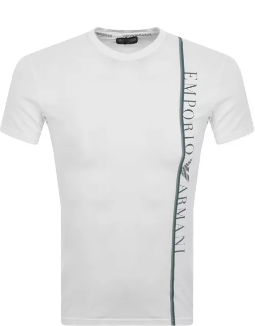 Emporio Armani Lounge Logo T Shirt White
