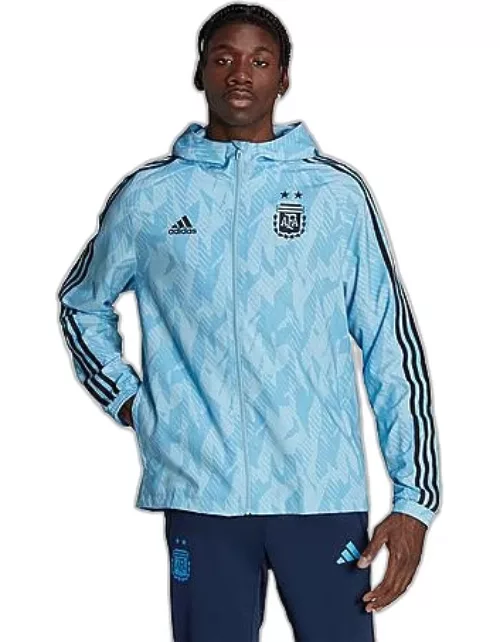 Men's adidas Soccer Argentina Windbreaker Jacket