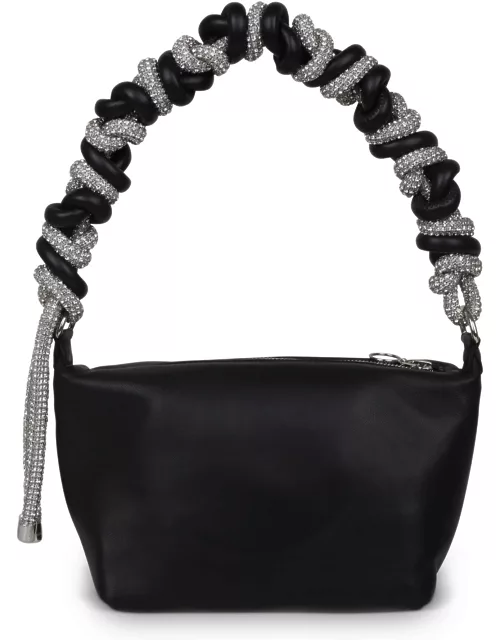 Kara Crystal Cobra Leather Bag