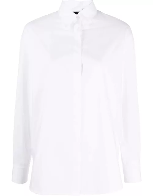 Pinko bridport White Long Sleeves Shirt In Cotton Woman