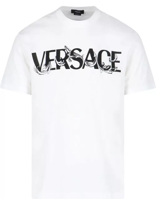 Versace 'Barocco' Logo T-Shirt