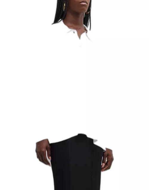 Donna Long-Sleeve Collared Shirt