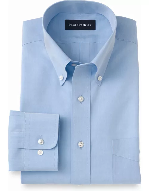 Supima Non-iron Cotton Solid Color Button Down Collar Dress Shirt