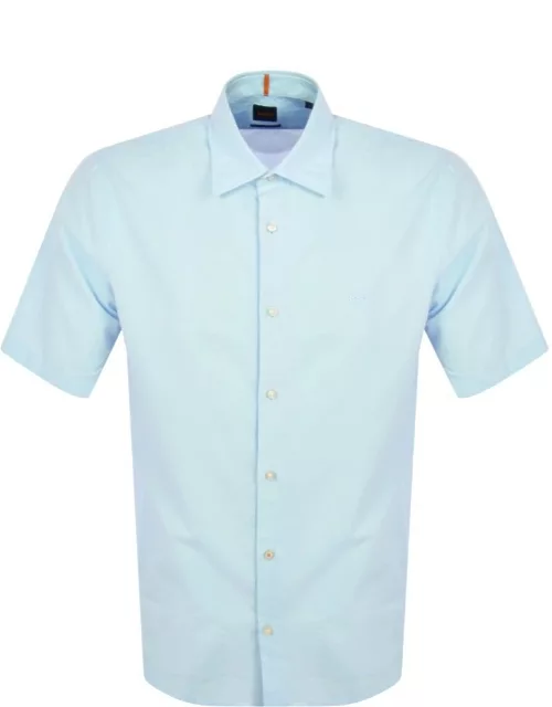 BOSS Rash 2 Short Sleeved Shirt Blue
