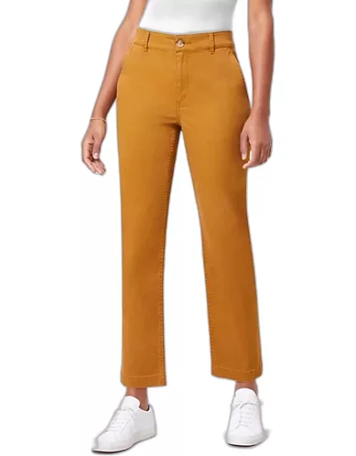 Loft Petite Perfect Straight Pants in Washed Twil