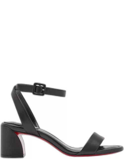 Miss Sabina Red Sole Ankle-Strap Sandal