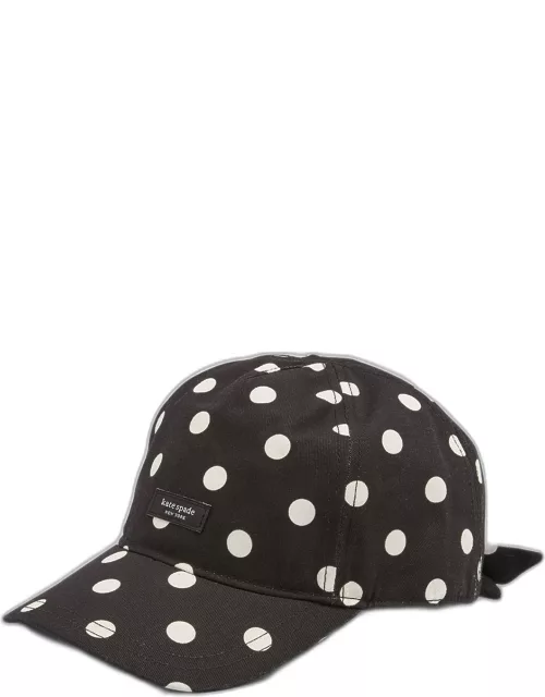 spaced picture polka-dot bow baseball cap